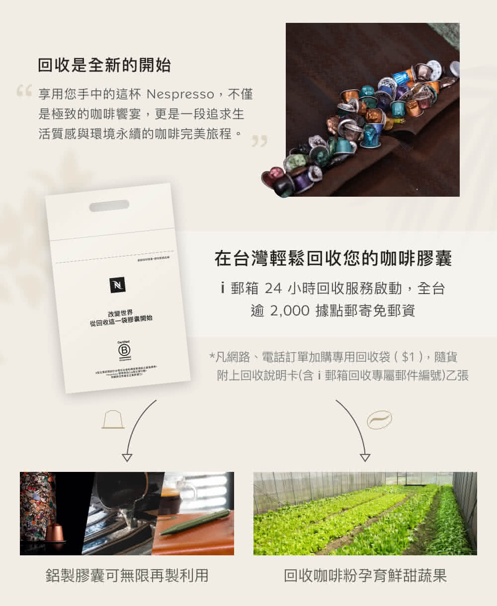 享用您手中的这杯 Nespresso,不仅