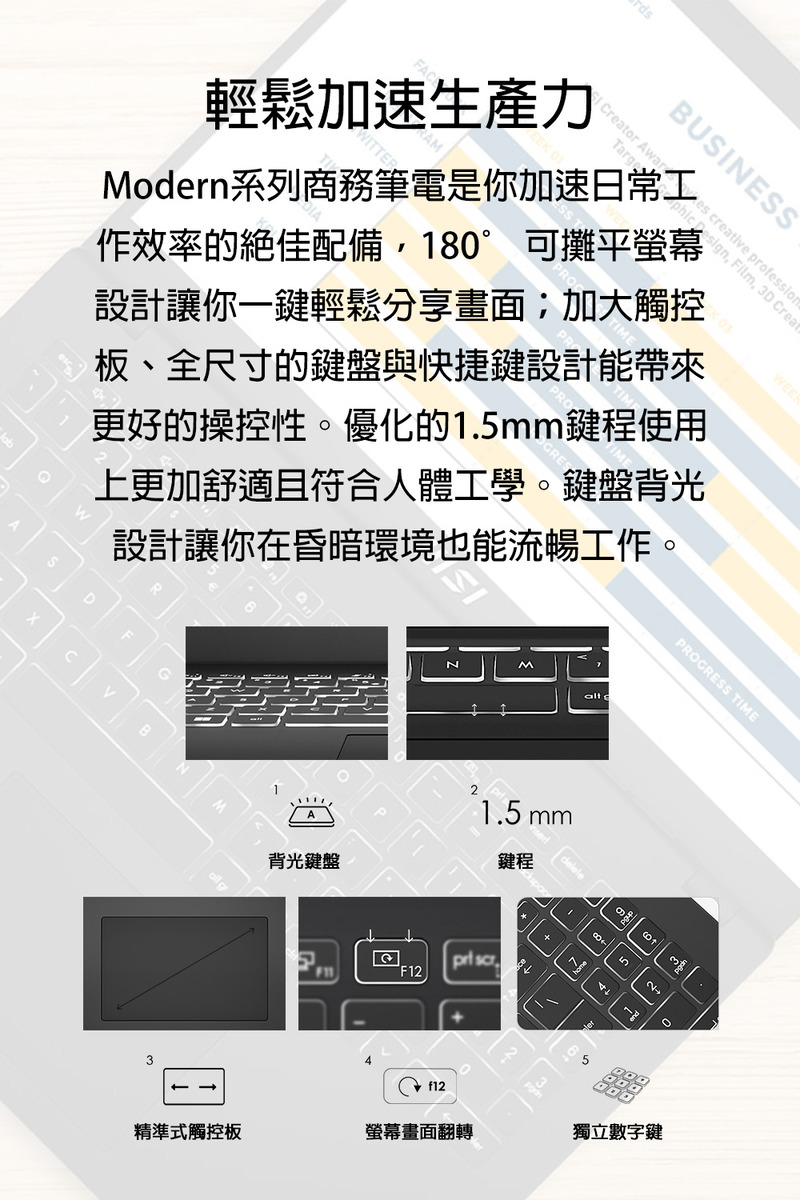 Modern系列商务笔电是你加速日常工