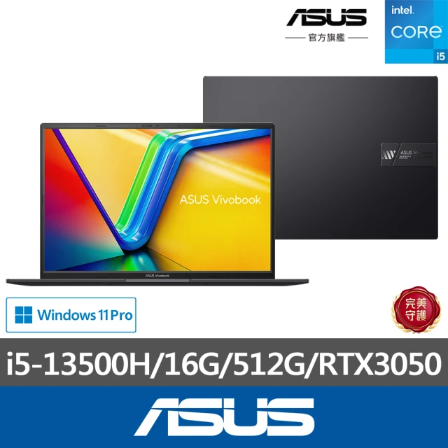 16吋i5 RTX3050笔电(Vivobook 16X V3605V/I5-13500H/16G/512G SSD/RTX3050-4G/W11P)