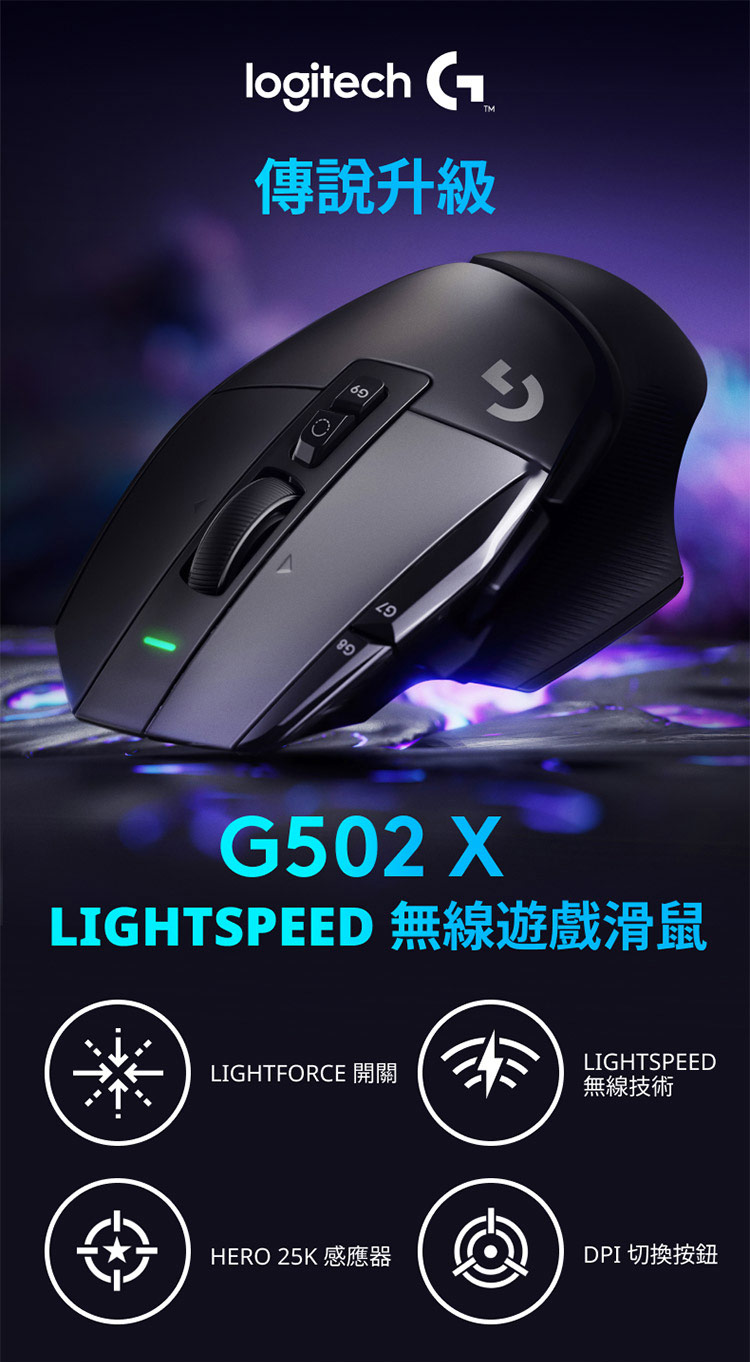 LIGHTSPEED 无线游戏滑鼠