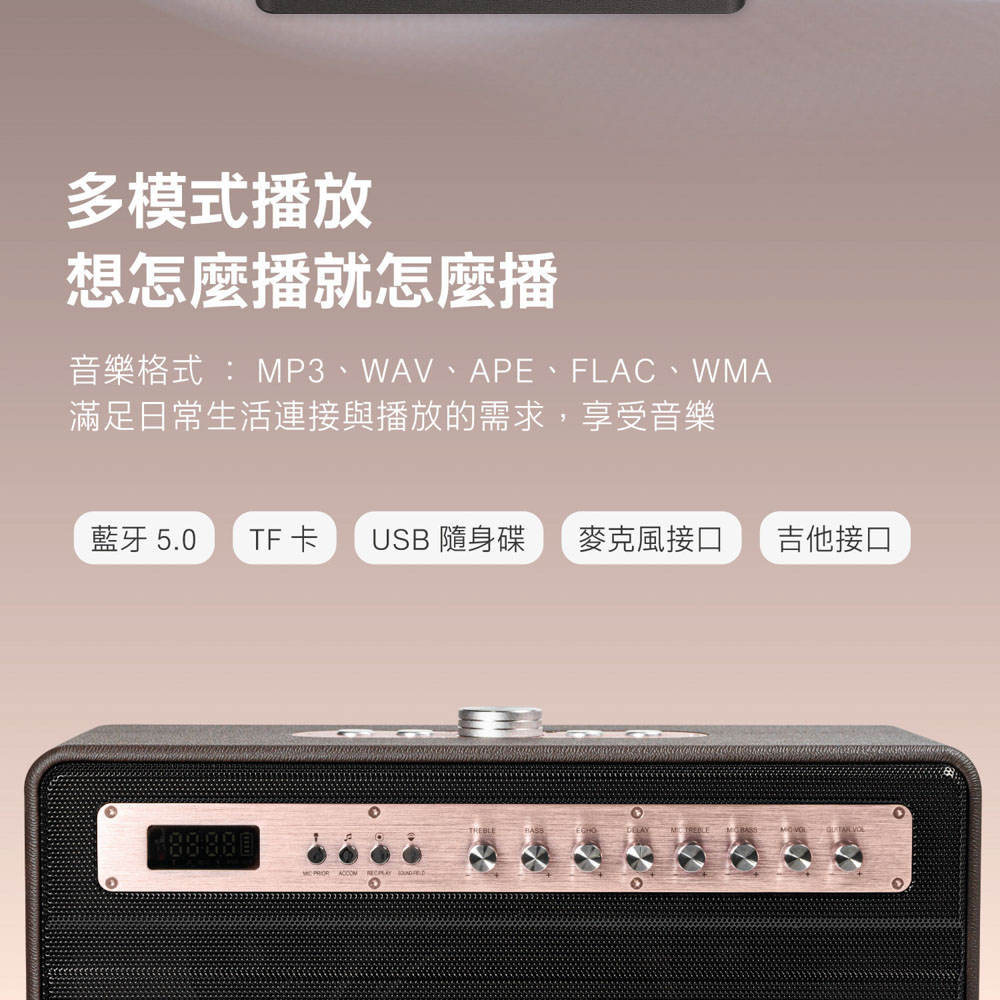 音乐格式  MP3、WAV、APE、FLAC、WMA